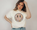 Groovy Floral Happy Face - Adult & Kids T-Shirts, Sweatshirts & Hoodies apparel design preview 1