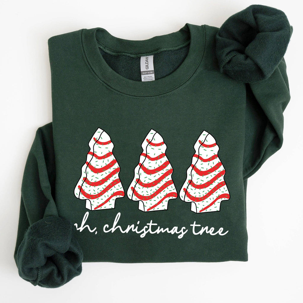 Oh Christmas Tree, Cakes, Winter, Snacks Xmas - Adult & Kids T-Shirts, Sweatshirts & Hoodies apparel design preview 1