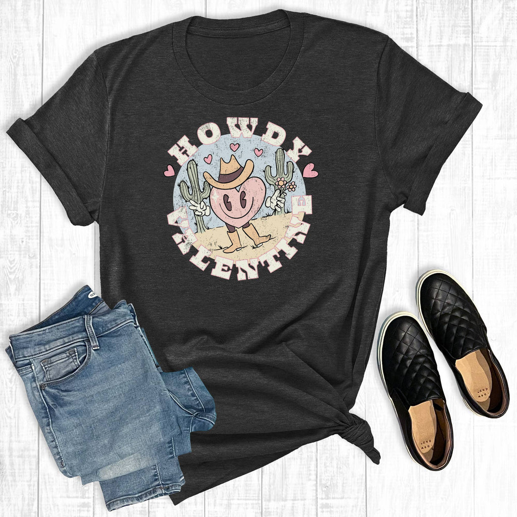 Howdy Valentine - Adult & Kids T-Shirts, Sweatshirts & Hoodies apparel design preview 1