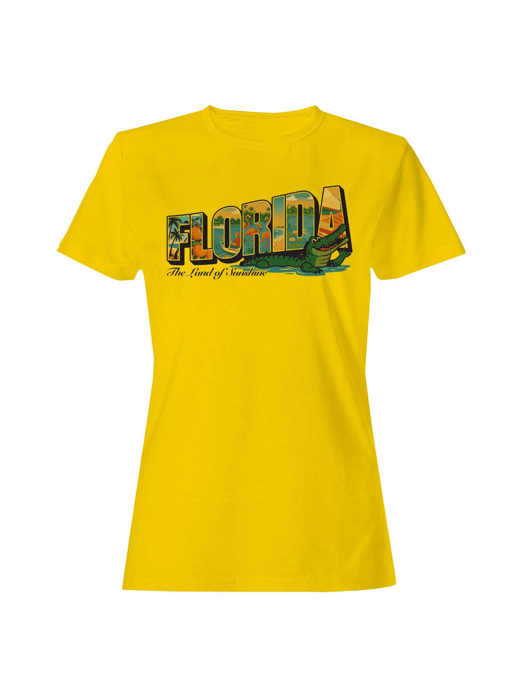 Florida the Land of Sunshine Women's - Adult & Kids T-Shirts, Sweatshirts & Hoodies apparel design preview 1