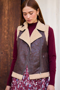 Faux Shearling Moto Vest - Adult & Kids T-Shirts, Sweatshirts & Hoodies apparel design preview 1