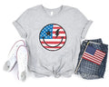 4th of July Smiley - Adult & Kids T-Shirts, Sweatshirts & Hoodies apparel design preview 1