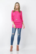 .....SI-14653 Round Neck 3Q Dolman Sleeve Tunic - Adult & Kids T-Shirts, Sweatshirts & Hoodies apparel design preview 1
