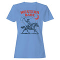 Western Babe Rodeo Women's Carolina Blue - Adult & Kids T-Shirts, Sweatshirts & Hoodies apparel design preview 1