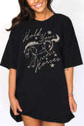 Women Horse Graphic Print Oversize Fitting Top - Adult & Kids T-Shirts, Sweatshirts & Hoodies apparel design preview 1