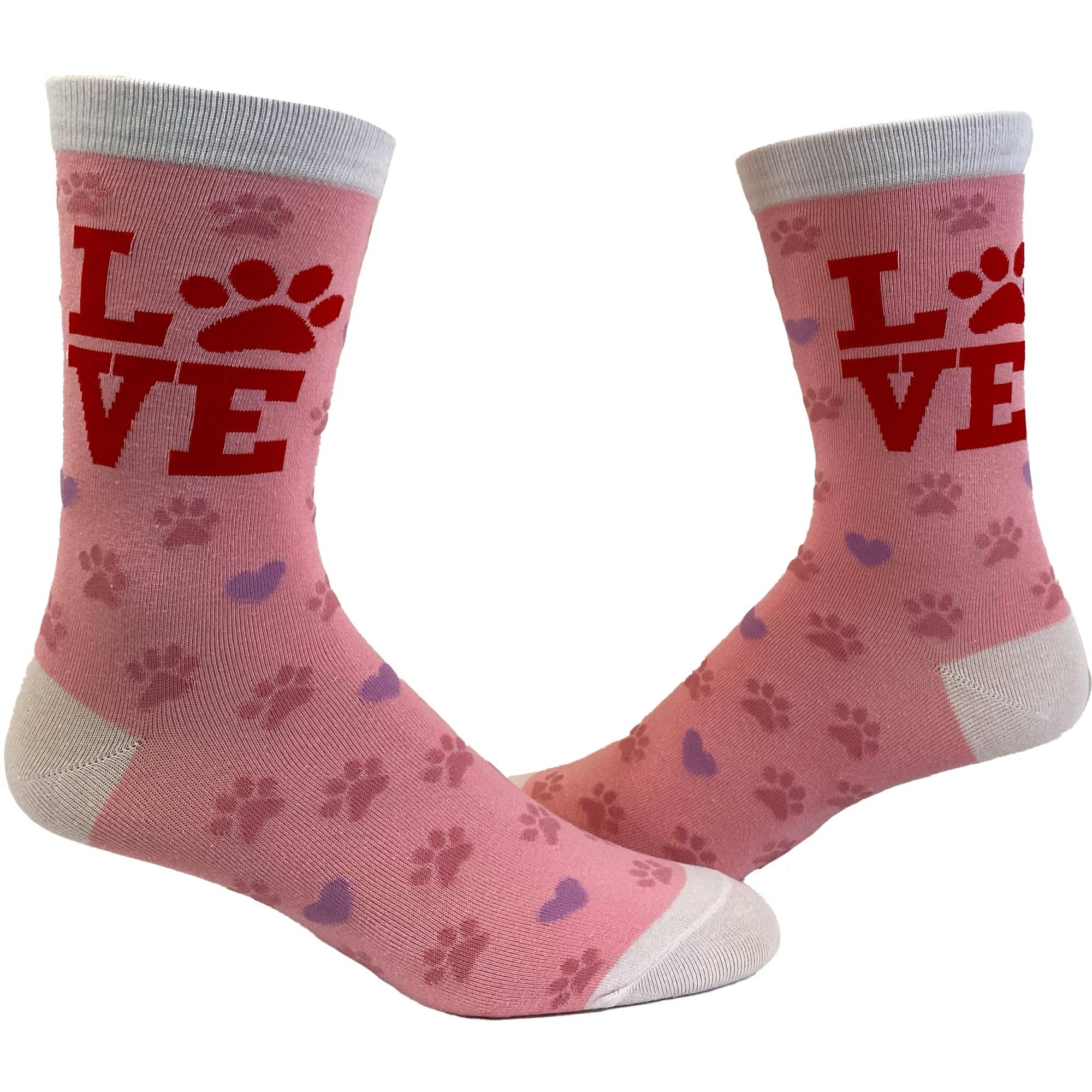 Womens Love Paw Socks - Adult & Kids T-Shirts, Sweatshirts & Hoodies apparel design preview 1