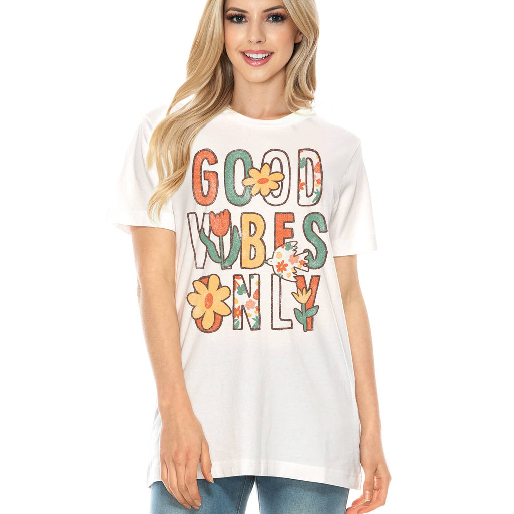 Good Vibes Only - Adult & Kids T-Shirts, Sweatshirts & Hoodies apparel design preview 1