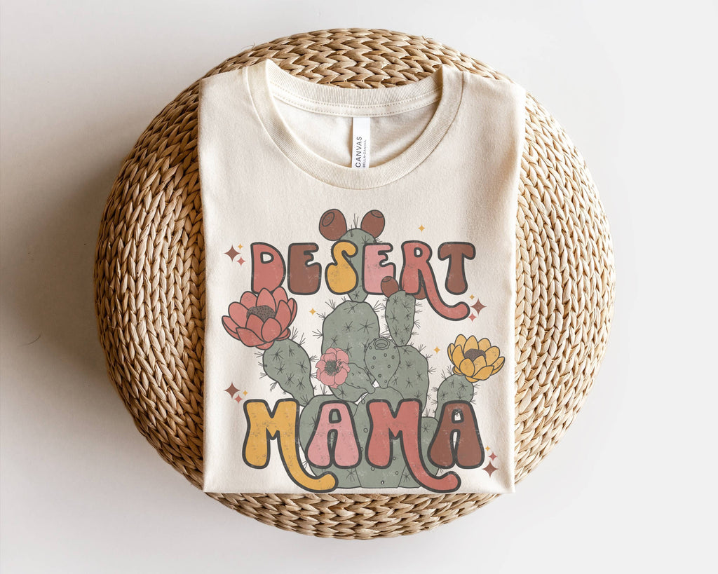 Desert Mama Cactus Graphic Vibes Western - Adult & Kids T-Shirts, Sweatshirts & Hoodies apparel design preview 1