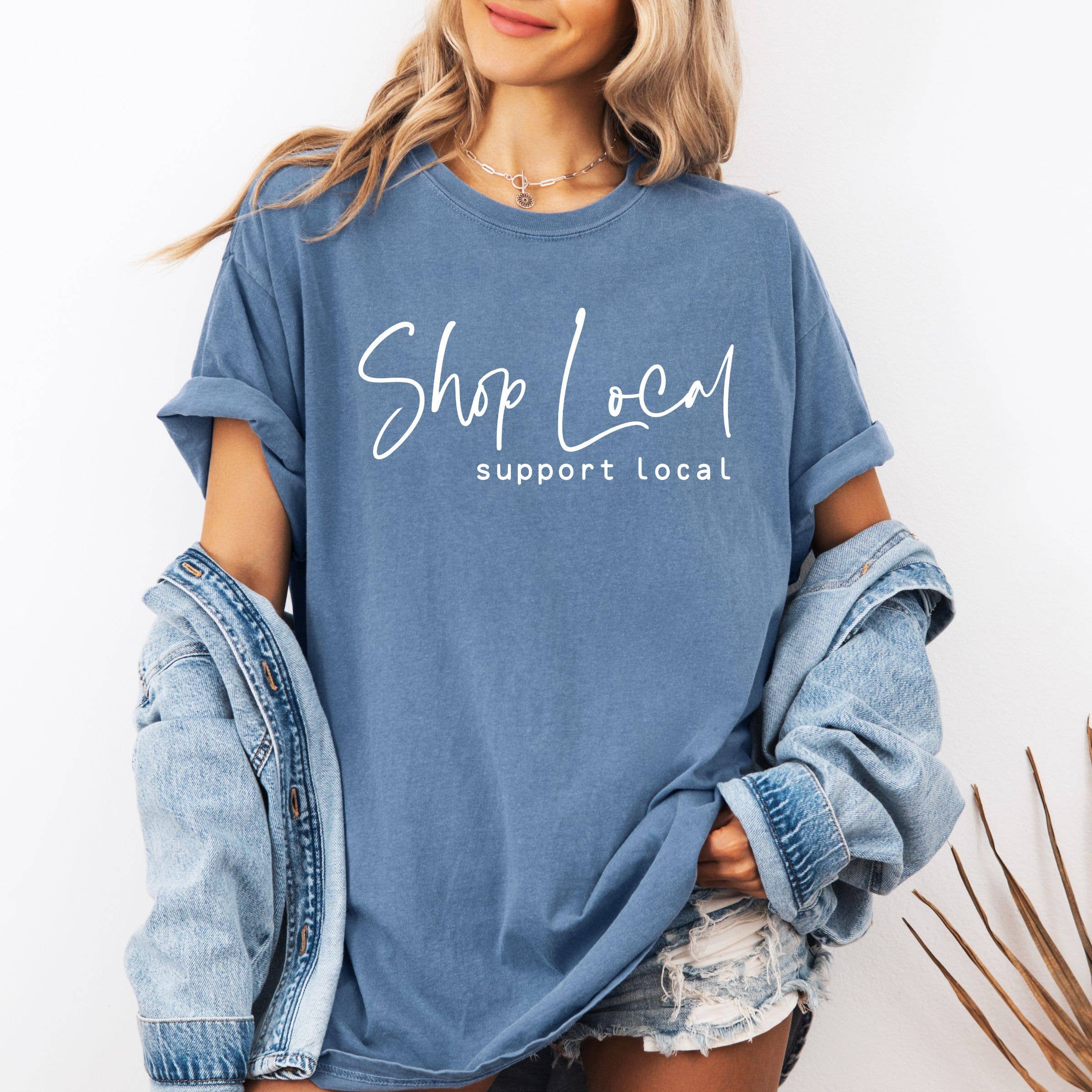 Shop Local Support Spring Graphic - Adult & Kids T-Shirts, Sweatshirts & Hoodies apparel design preview 1