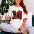 Faux Yarn Holly Jolly Poinsettia - Adult & Kids T-Shirts, Sweatshirts & Hoodies apparel design preview 1