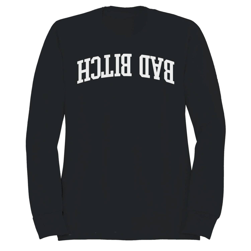 Bad Bitch Bold Arched Statement Women's - Adult & Kids T-Shirts, Sweatshirts & Hoodies apparel design preview 1