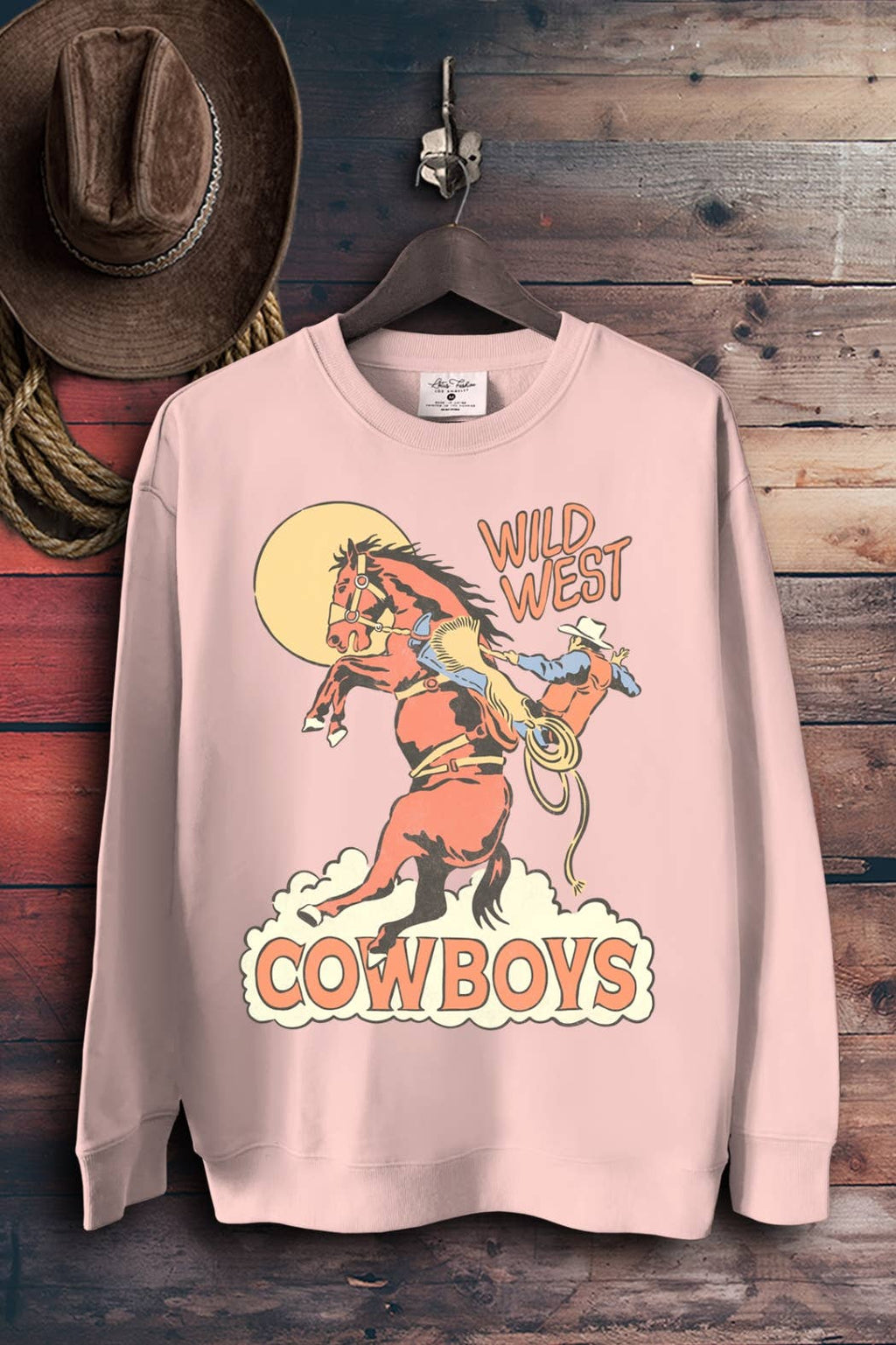 Wild West Cowboys - Adult & Kids T-Shirts, Sweatshirts & Hoodies apparel design preview 1