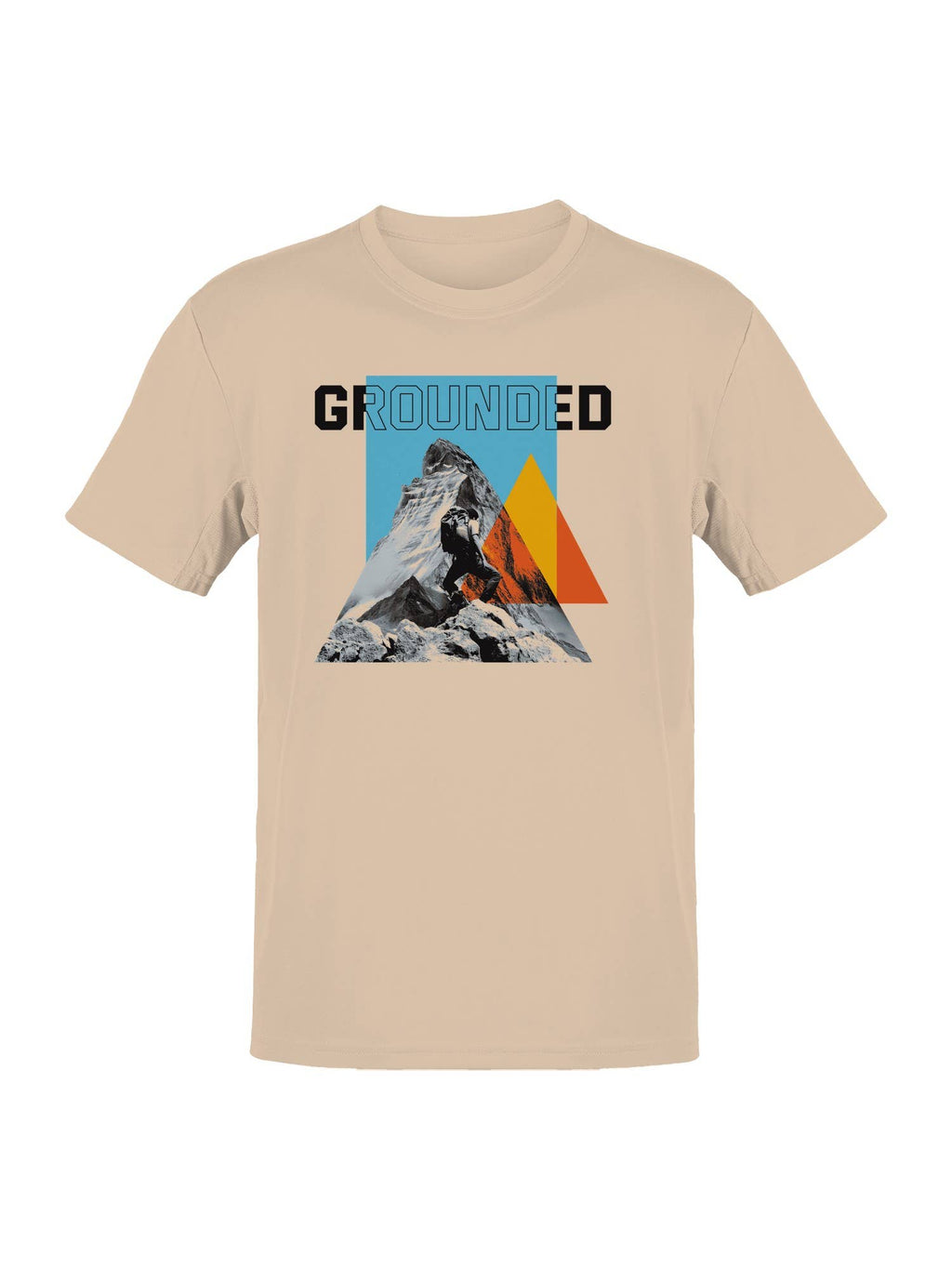 Grounded Mountain Adventure Art Men's - Adult & Kids T-Shirts, Sweatshirts & Hoodies apparel design preview 1