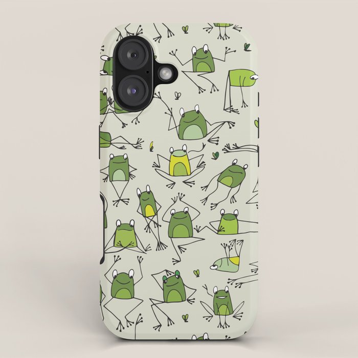 Funny Frogs iPhone Case Gallery Image 1 - Adult & Kids T-Shirts, Sweatshirts & Hoodies apparel design preview 1