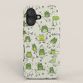 Funny Frogs iPhone Case Gallery Image 1 - Adult & Kids T-Shirts, Sweatshirts & Hoodies apparel design preview 1