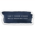 Can't Throw Stones Sticker Christian Gift - Adult & Kids T-Shirts, Sweatshirts & Hoodies apparel design preview 1