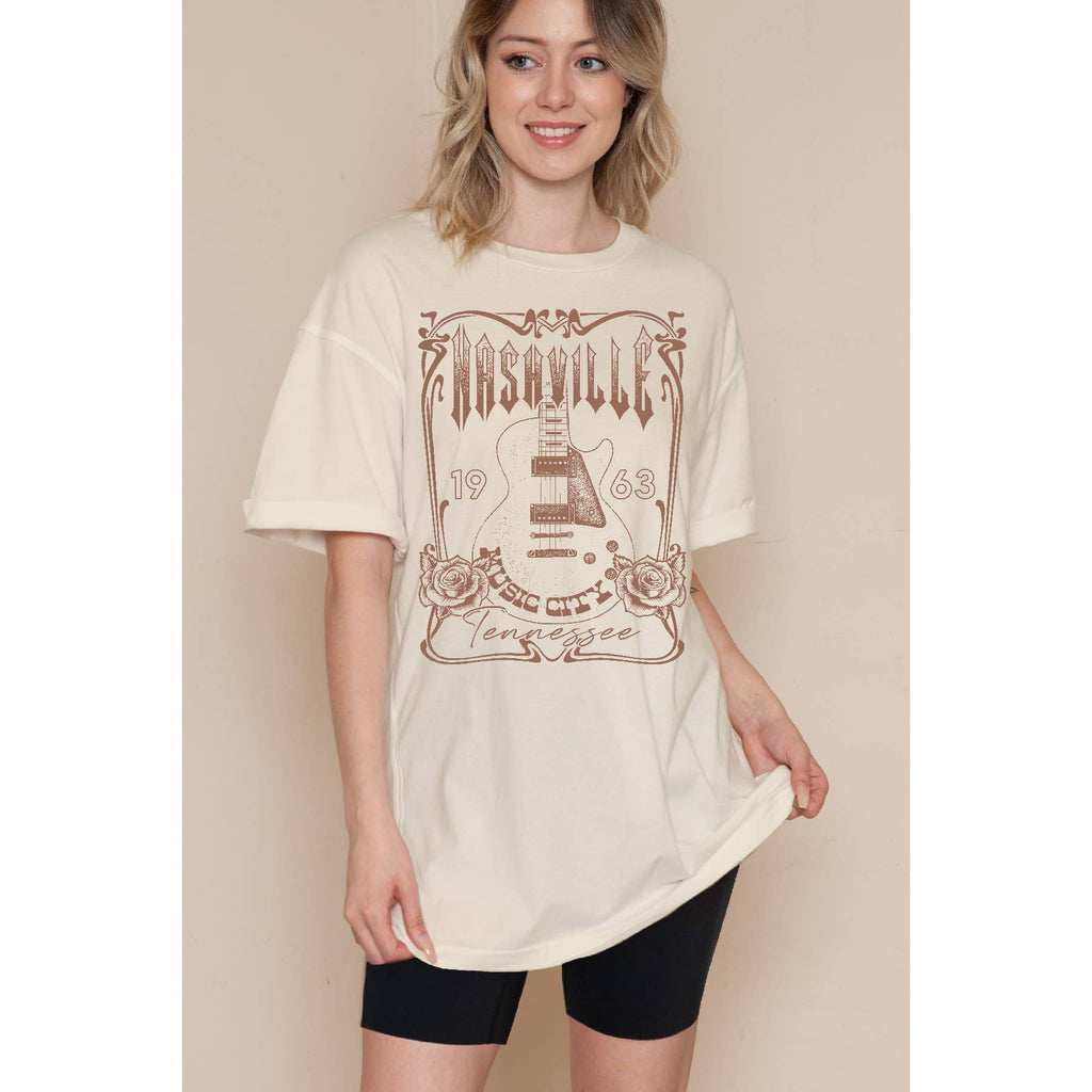 Nashville Oversized - Adult & Kids T-Shirts, Sweatshirts & Hoodies apparel design preview 1