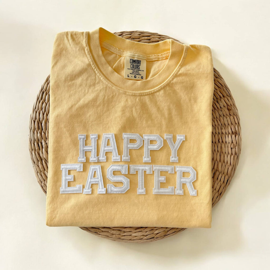 Comfort Colors Happy Easter Women - Adult & Kids T-Shirts, Sweatshirts & Hoodies apparel design preview 1