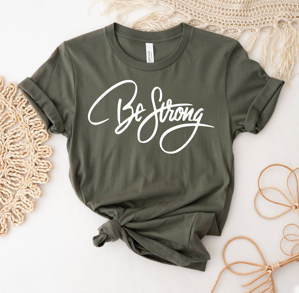 Be Strong - Adult & Kids T-Shirts, Sweatshirts & Hoodies apparel design preview 1