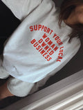 Support Your Local Woman Owned Business Ash - Adult & Kids T-Shirts, Sweatshirts & Hoodies apparel design preview 1