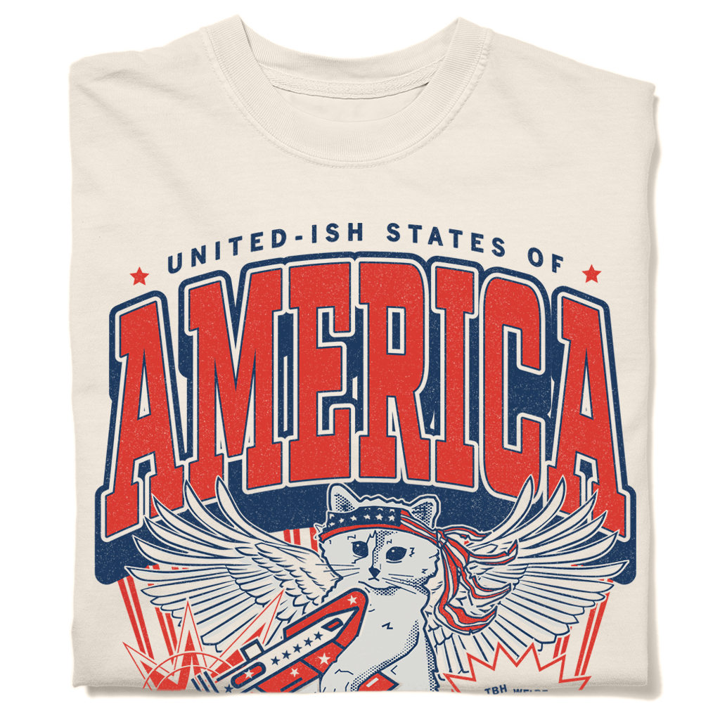 Red White Pew Max Collegiate Heavyweight - Adult & Kids T-Shirts, Sweatshirts & Hoodies apparel design preview 1