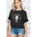 Mid West Wild Cowboy Oversize Mineral Wash T - Adult & Kids T-Shirts, Sweatshirts & Hoodies apparel design preview 1