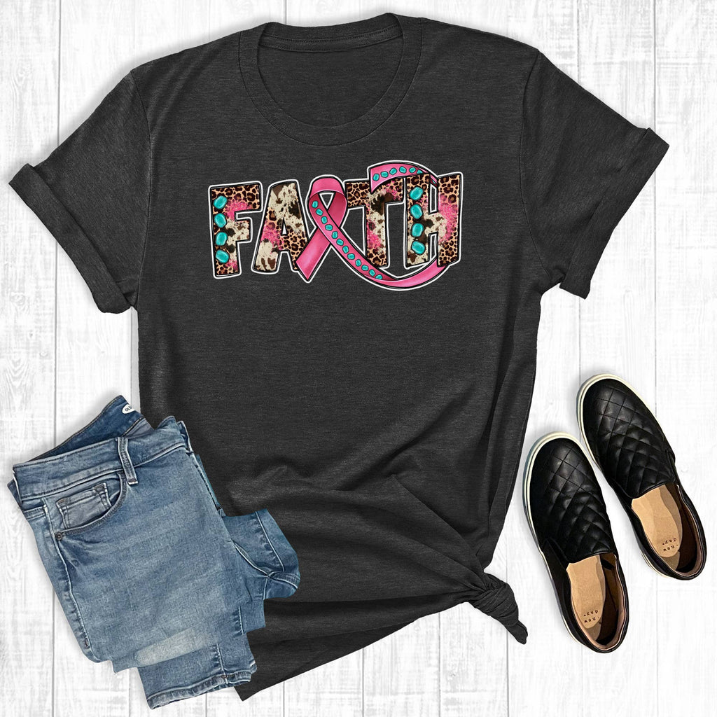 Western Faith Cancer Awareness - Adult & Kids T-Shirts, Sweatshirts & Hoodies apparel design preview 1