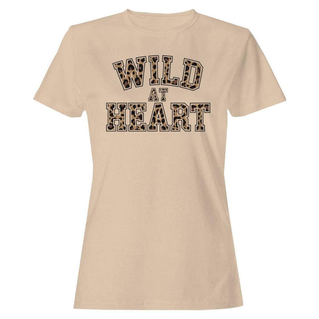 Wild Heart Leopard Print Women's - Adult & Kids T-Shirts, Sweatshirts & Hoodies apparel design preview 1