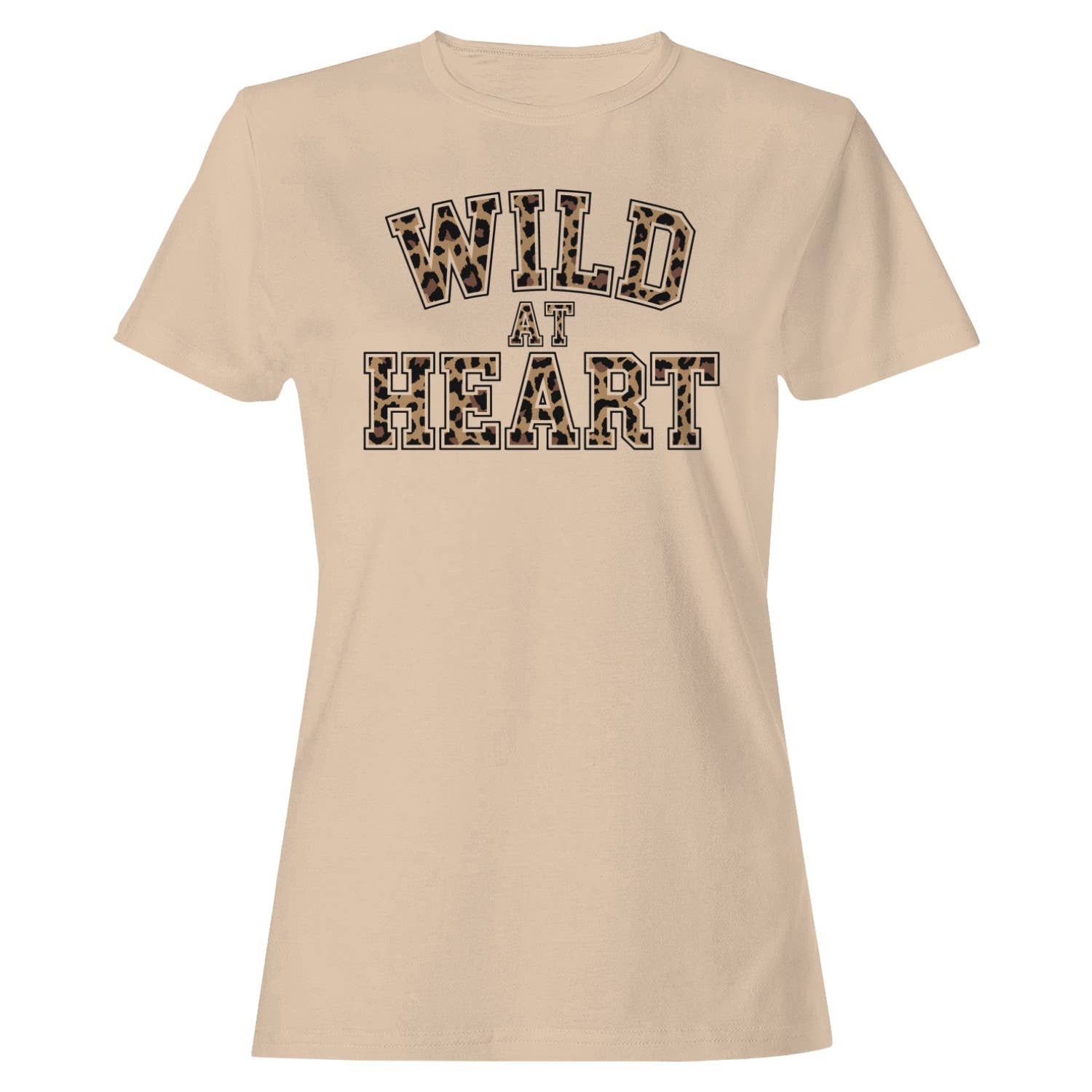 Wild Heart Leopard Print Women's - Adult & Kids T-Shirts, Sweatshirts & Hoodies apparel design preview 1