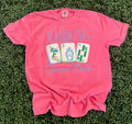 Mahjong Social Club On Comfort Colors Crunchberry - Adult & Kids T-Shirts, Sweatshirts & Hoodies apparel design preview 1
