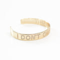 I Don't Owe You Shit Gold Pave Stone Bangle Bracelet - Adult & Kids T-Shirts, Sweatshirts & Hoodies apparel design preview 1
