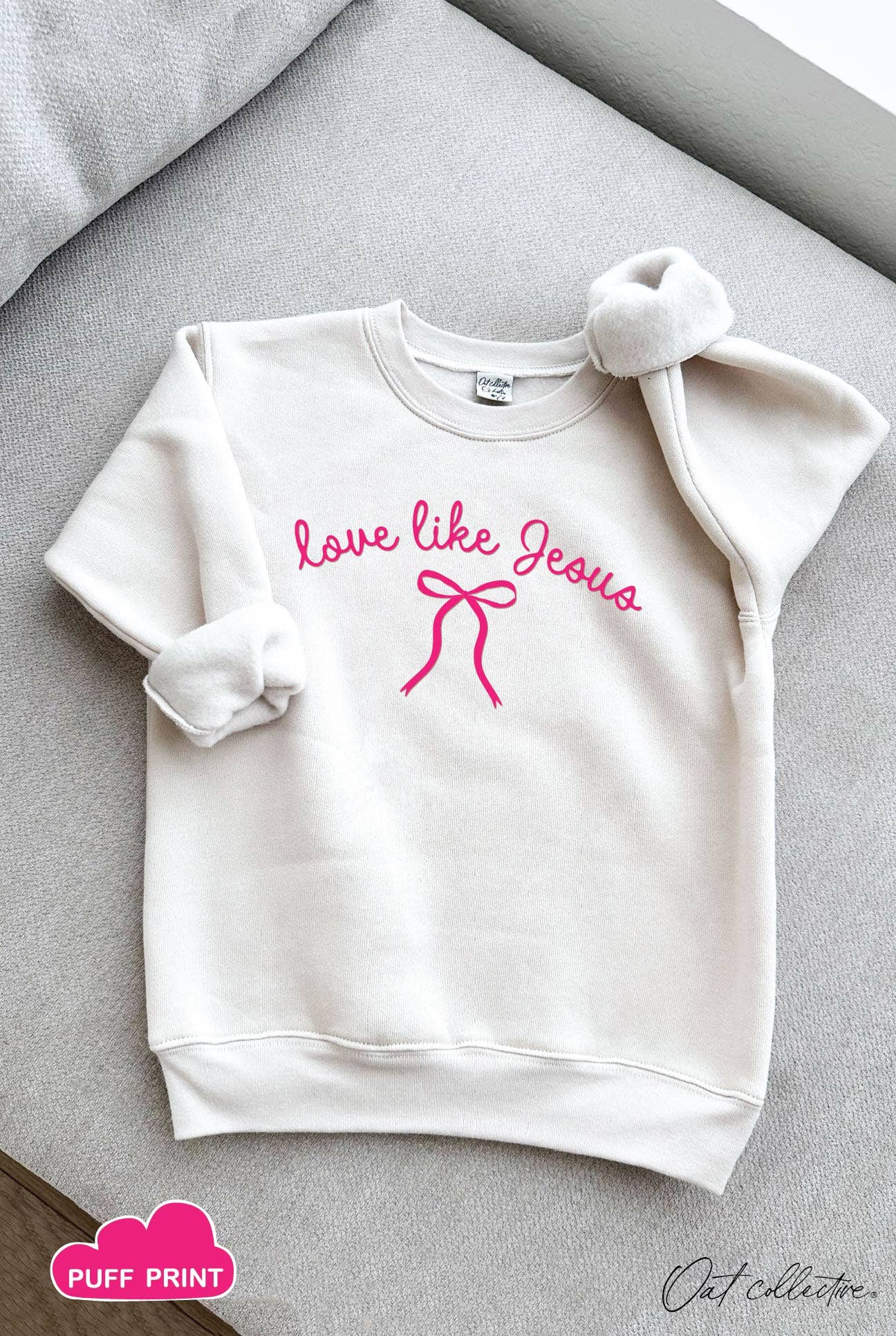 Love Like Jesus Puff Youth Unisex Graphic - Adult & Kids T-Shirts, Sweatshirts & Hoodies apparel design preview 1