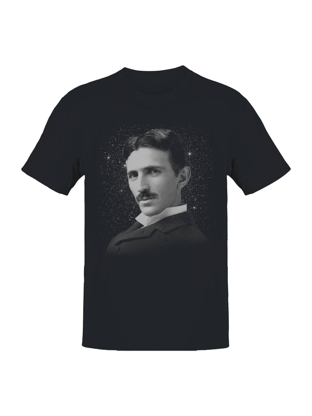 Visionary Inventor Cosmic Portrait Men's - Adult & Kids T-Shirts, Sweatshirts & Hoodies apparel design preview 1