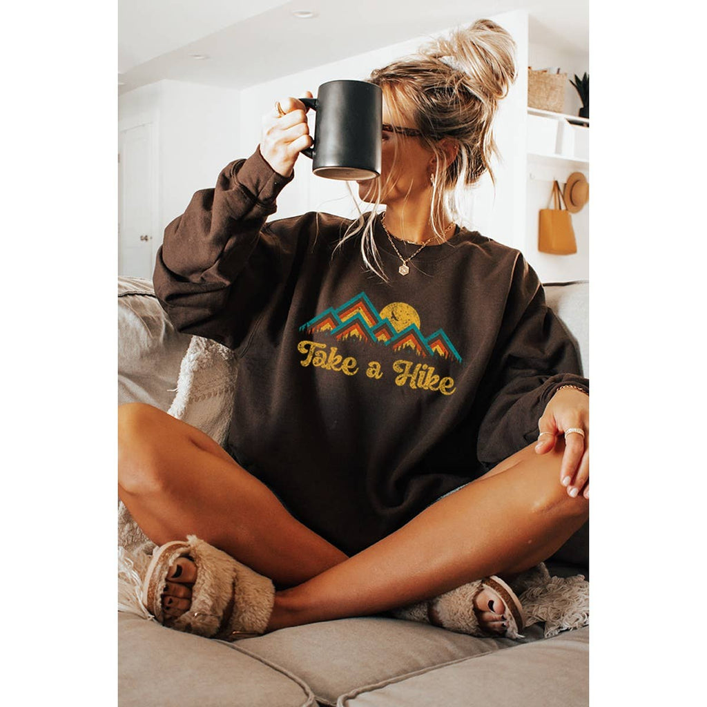 Take A Hike Vintage Graphic - Adult & Kids T-Shirts, Sweatshirts & Hoodies apparel design preview 1