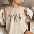 Dancing Skeletons Leaves Halloween - Adult & Kids T-Shirts, Sweatshirts & Hoodies apparel design preview 1