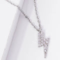 Cz Gold-Dipped Light Bolt Necklace - Adult & Kids T-Shirts, Sweatshirts & Hoodies apparel design preview 1