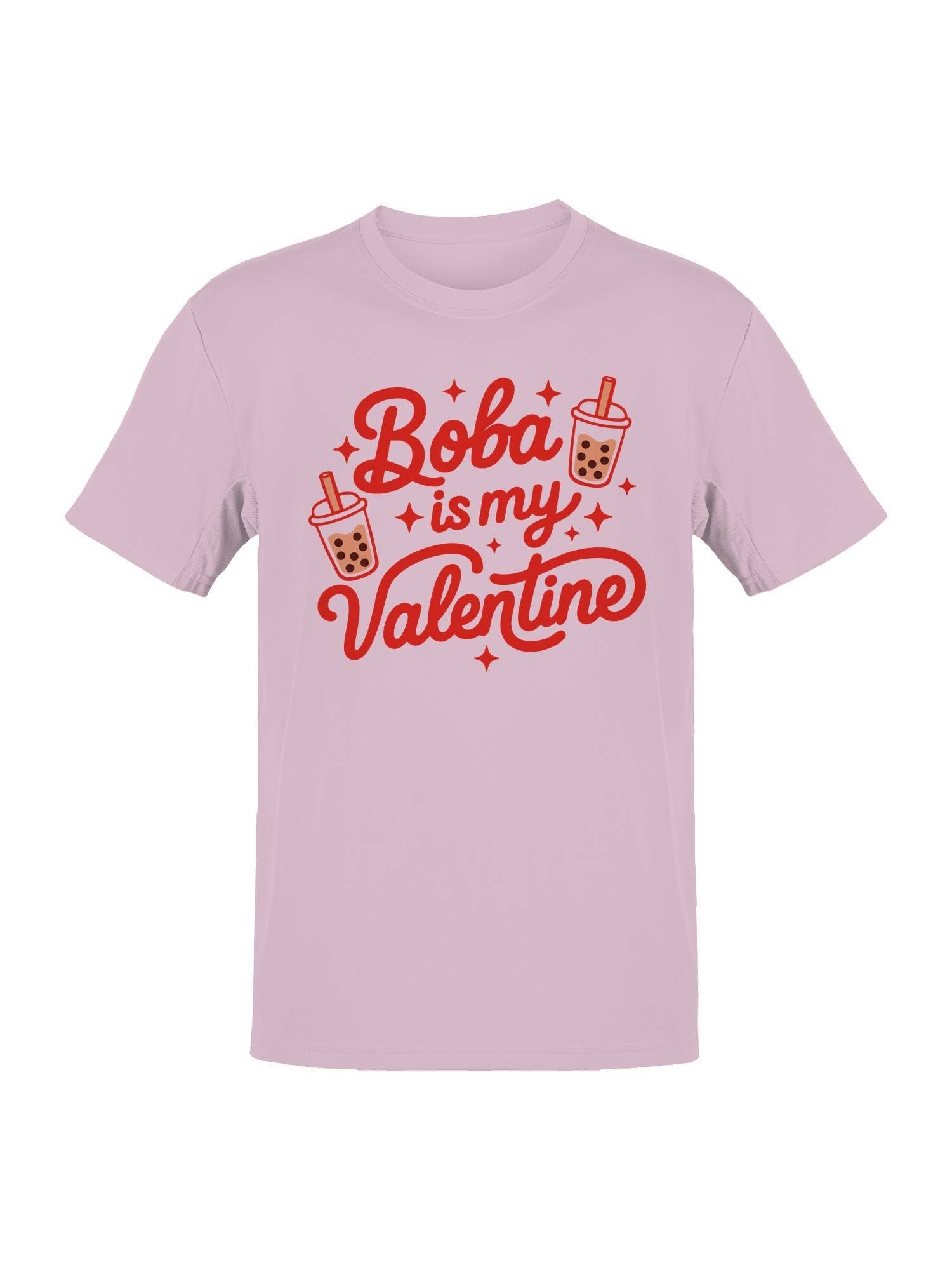 Boba Is My Valentine Design Men's - Adult & Kids T-Shirts, Sweatshirts & Hoodies apparel design preview 1