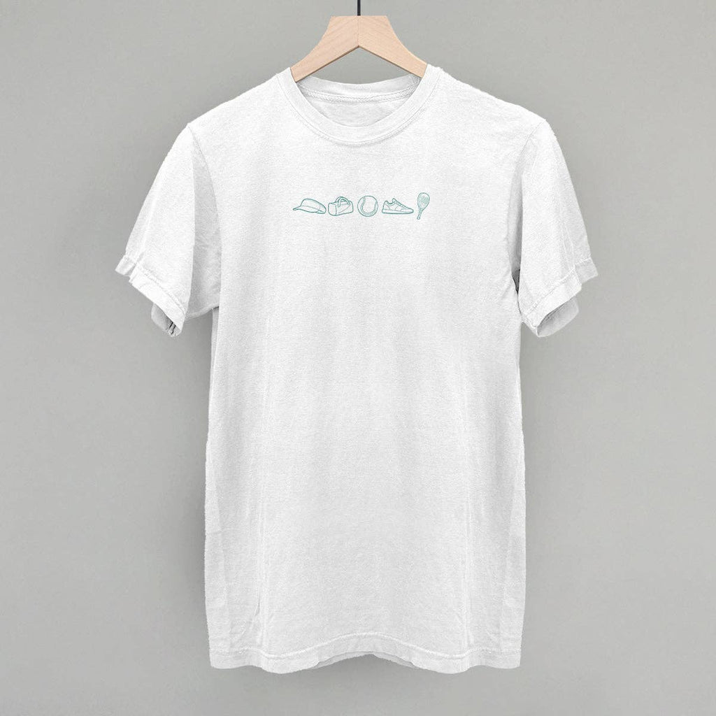 Tennis Icon Doodles - Adult & Kids T-Shirts, Sweatshirts & Hoodies apparel design preview 1