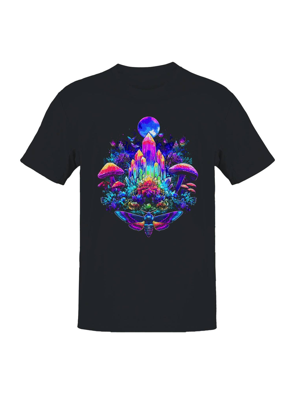 Mystic Crystal Moonlit Garden Men's - Adult & Kids T-Shirts, Sweatshirts & Hoodies apparel design preview 1