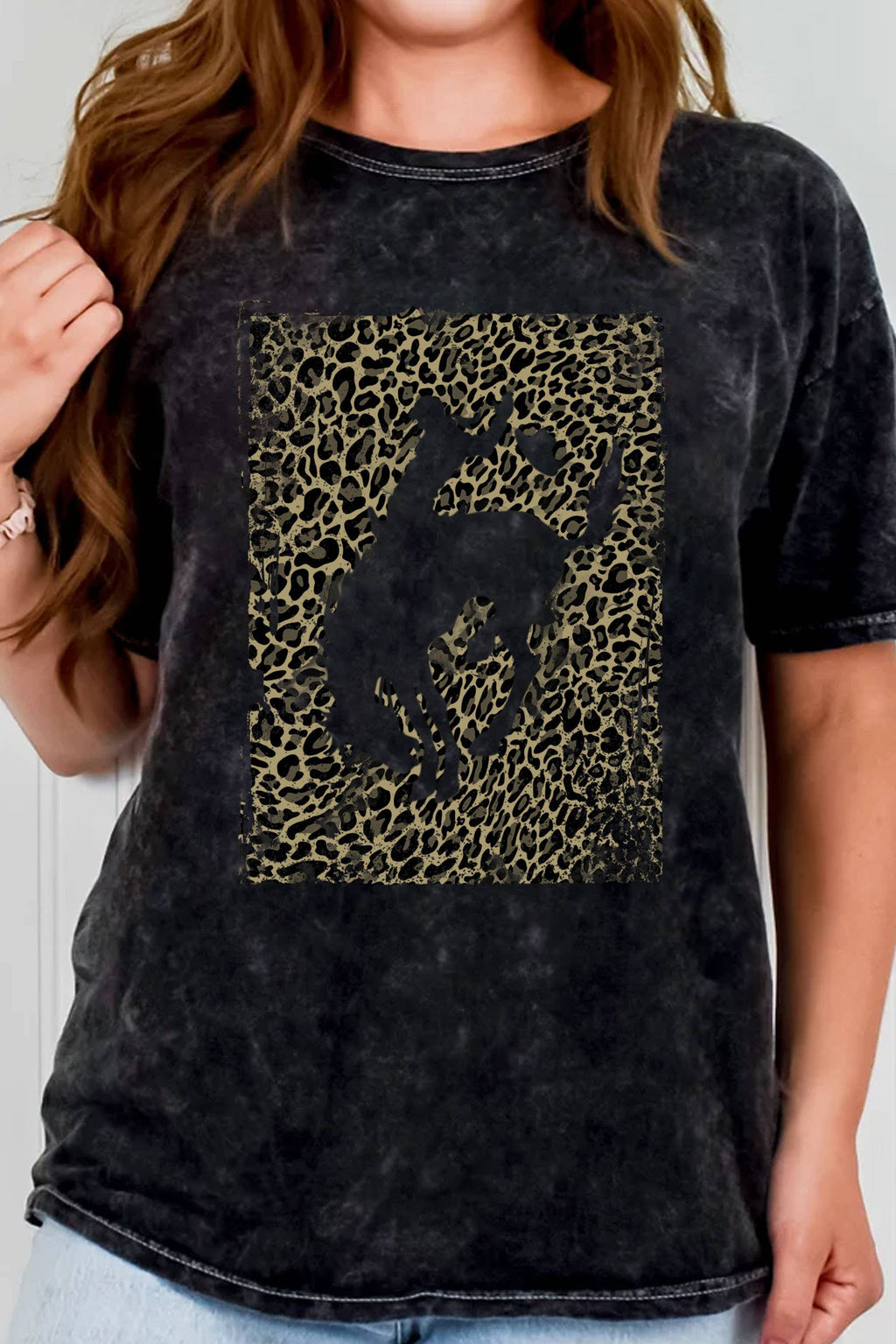 Leopard Cowboy Mineral Graphic - Adult & Kids T-Shirts, Sweatshirts & Hoodies apparel design preview 1