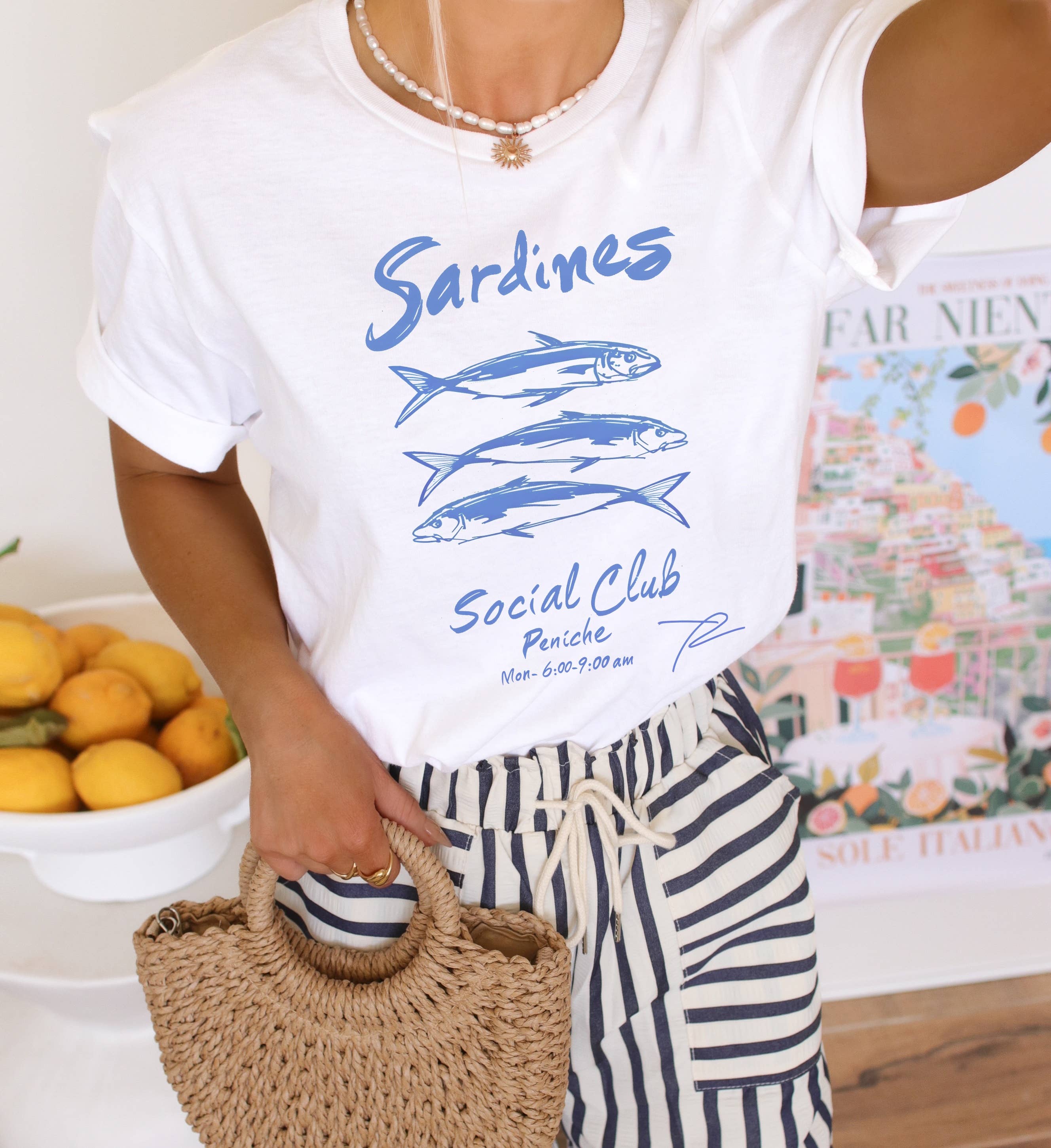 Sardines Social Club Graphic Summer - Adult & Kids T-Shirts, Sweatshirts & Hoodies apparel design preview 1