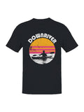 Retro Downriver Kayaking Design Men's - Adult & Kids T-Shirts, Sweatshirts & Hoodies apparel design preview 1