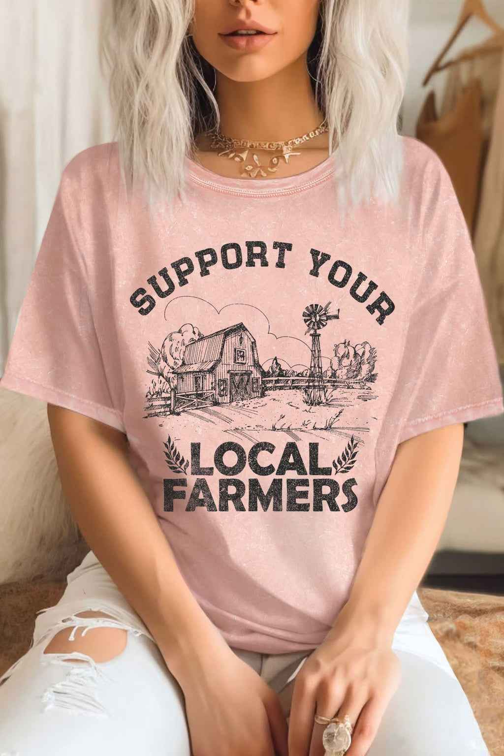 Support Your Local Famers Mineral Graphic - Adult & Kids T-Shirts, Sweatshirts & Hoodies apparel design preview 1