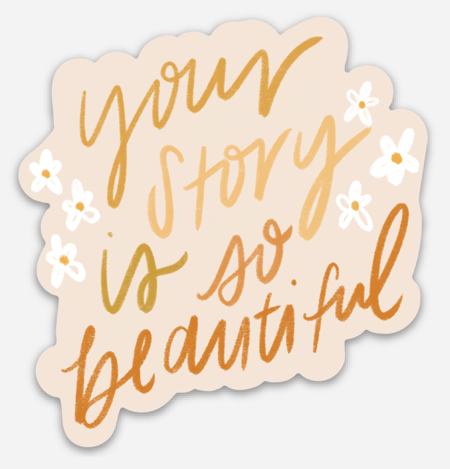 Your Story Sticker Christian Gift - Adult & Kids T-Shirts, Sweatshirts & Hoodies apparel design preview 1