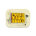 Public Radio Rocks Die-Cut Sticker - Adult & Kids T-Shirts, Sweatshirts & Hoodies apparel design preview 1