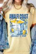 Amalfi Coast Italy Social Club Graphic - Adult & Kids T-Shirts, Sweatshirts & Hoodies apparel design preview 1