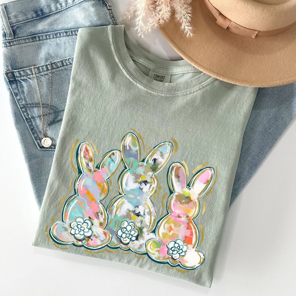 Brushstroke, Easter, Peter Cottontail, Watercolor - Adult & Kids T-Shirts, Sweatshirts & Hoodies apparel design preview 1