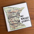 Minnesota Map Magnets and Key Chains - Adult & Kids T-Shirts, Sweatshirts & Hoodies apparel design preview 1