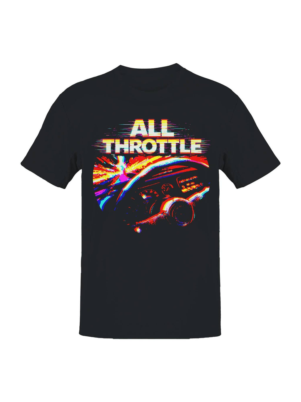 All Throttle Retro Drive Art Men's - Adult & Kids T-Shirts, Sweatshirts & Hoodies apparel design preview 1