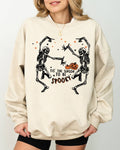 Tis the Season, Spooky, Skeleton, Ghost Halloween - Adult & Kids T-Shirts, Sweatshirts & Hoodies apparel design preview 1